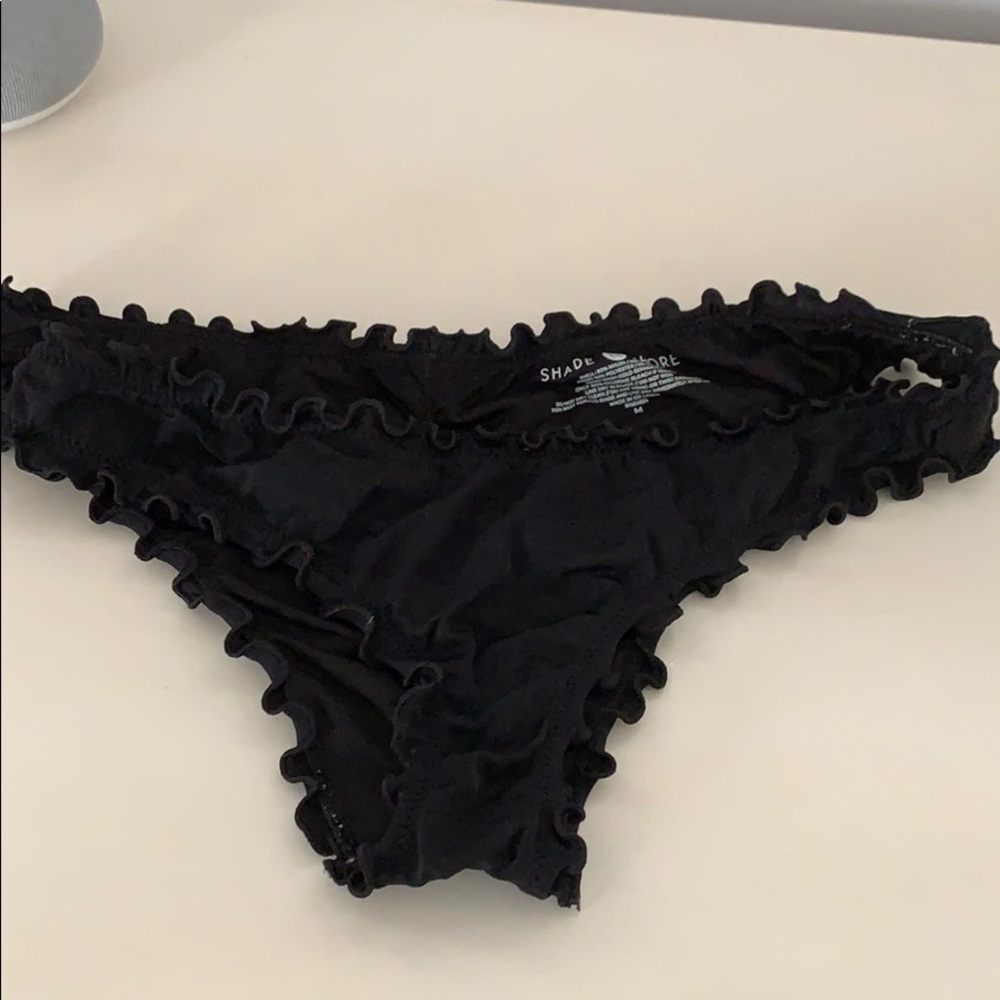 Black bikini bottoms